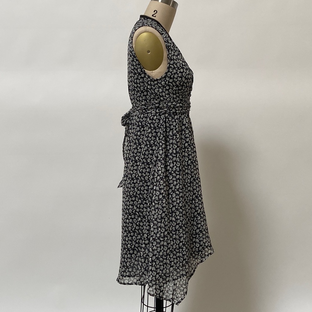 ALL SAINTS floral silk full zip and tie dress - Picture 3 of 12